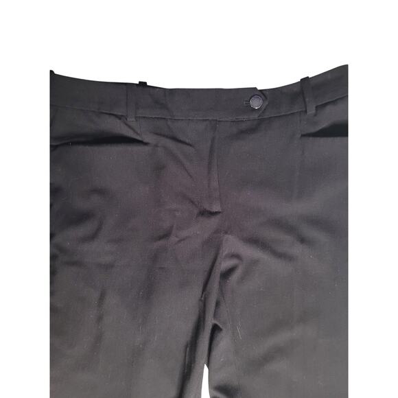Calvin Klein Black Slacks Back and Front Pockets Sz 4 - Picture 2 of 6